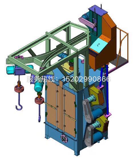 西安吊钩式抛丸清理机